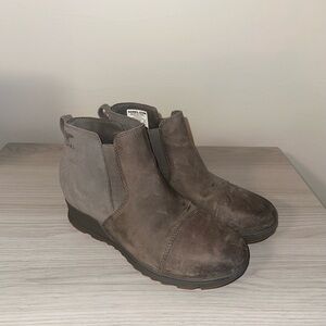 Sorel Brown Ankle Boots Durable Rugged Sole